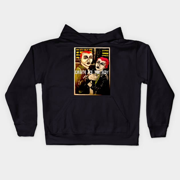 Punk Lovers Kids Hoodie by Deadboyep